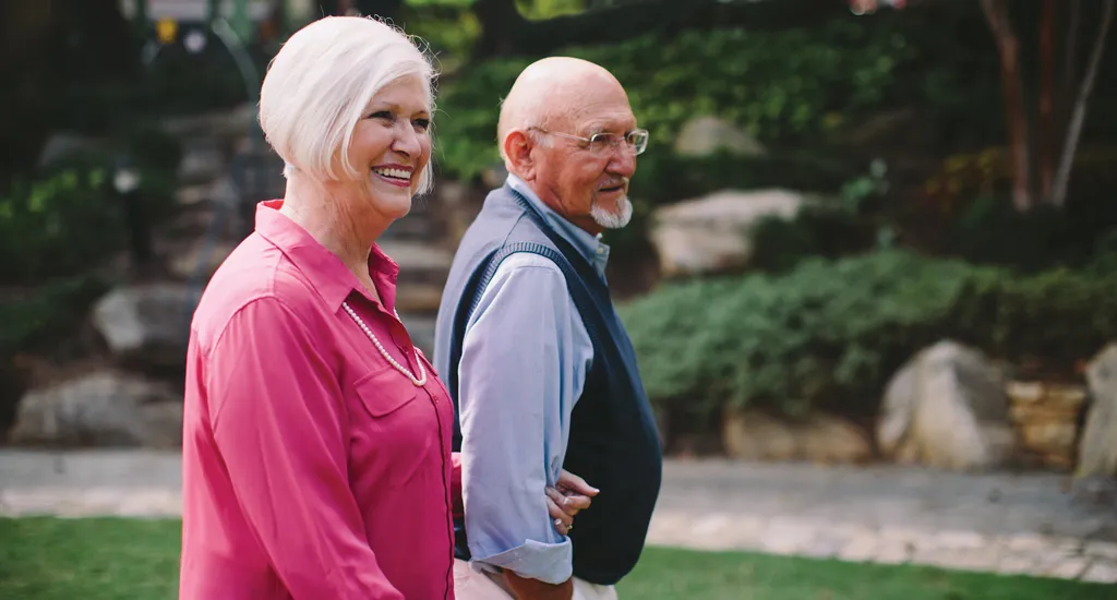 Osprey Village Amelia Island FL | Lifestyle Couple Walking 02