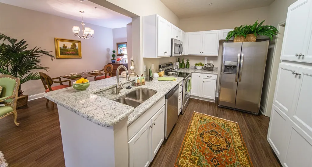 Osprey Village Amelia Island FL | Villa Apartment Kitchen 2020-15
